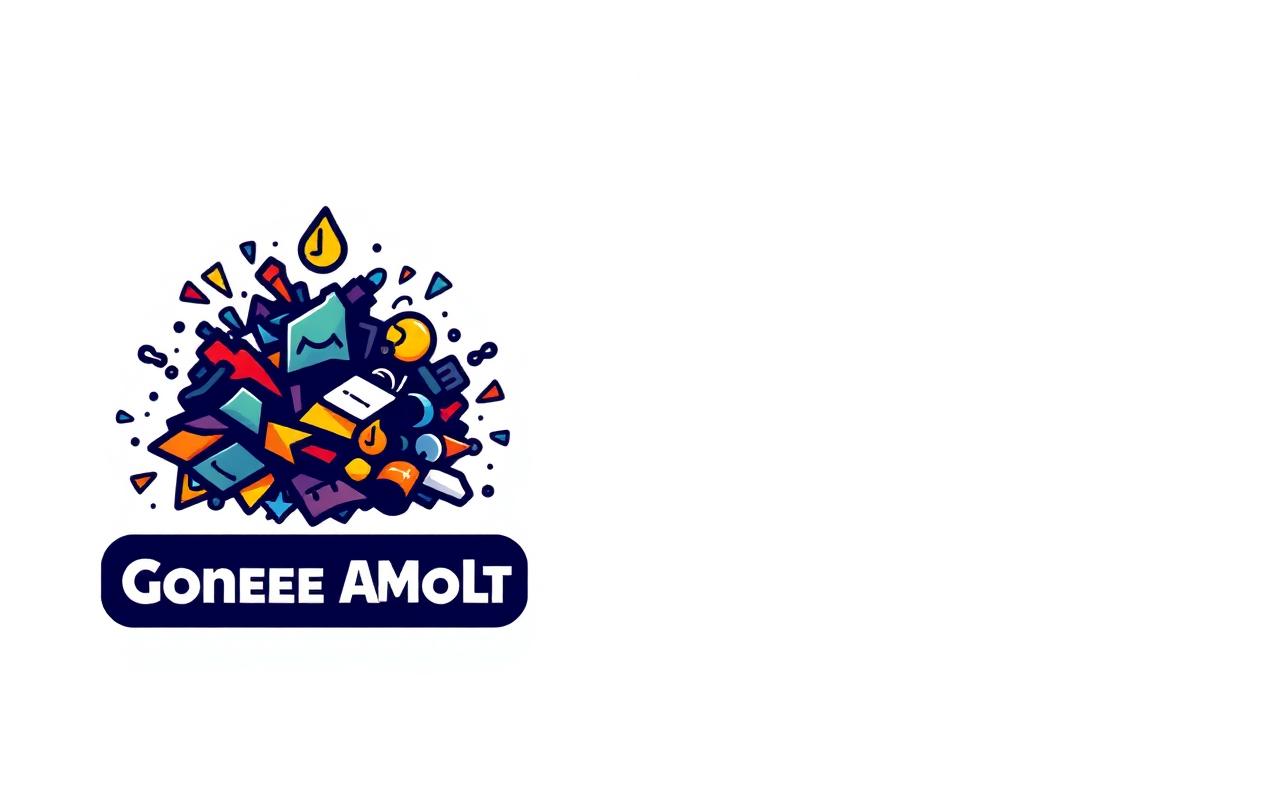 Generic cluttered AI logo on the left vs. clean minimalist mark on the right